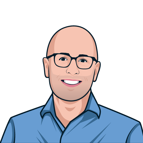 Illustrated portrait of Matt McNamara